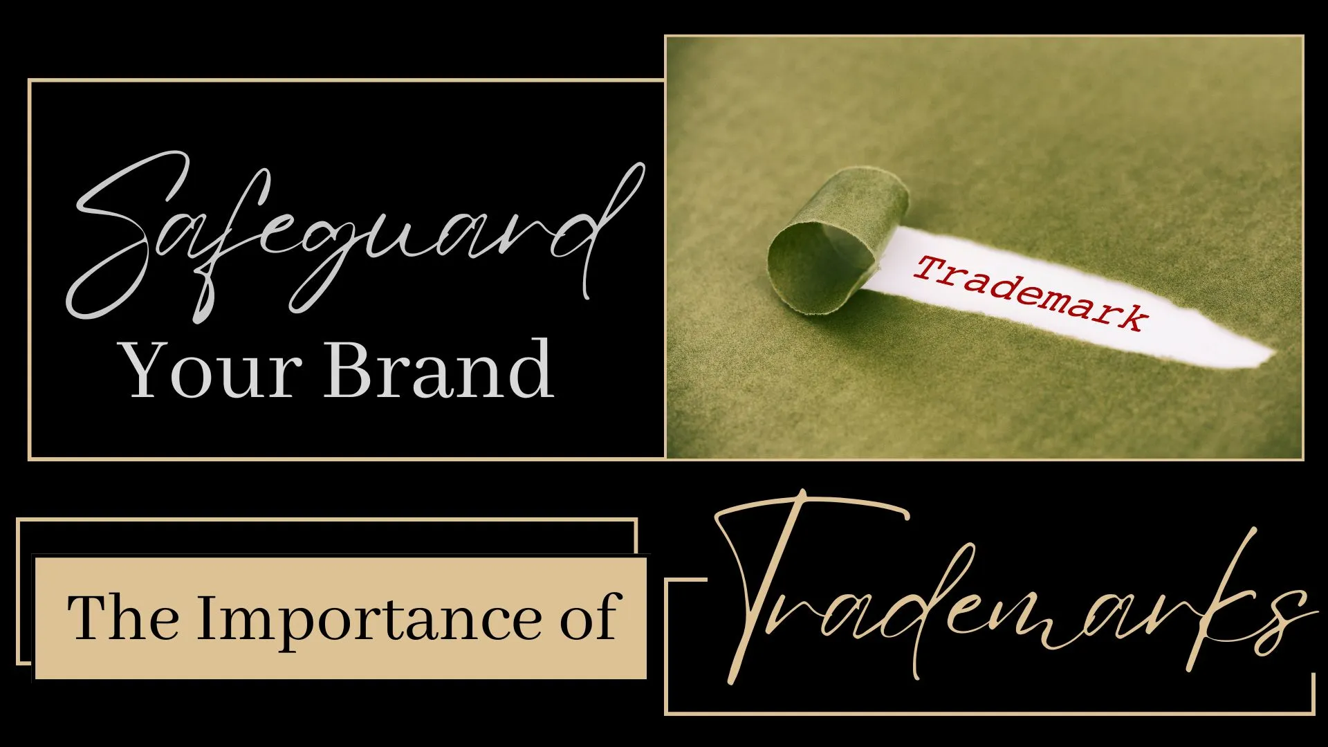 The importance of Trademarks (Blog Post Banner)